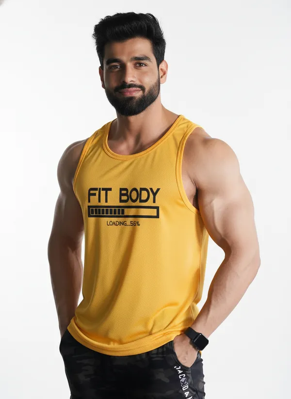 Yellow_Premium_Dry_Fit_Fabric_Gym_Vest_For_Men