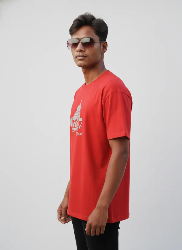 Brown_Premium_Pure_Cotton_Bio_Washed_T-Shirt_For_Men