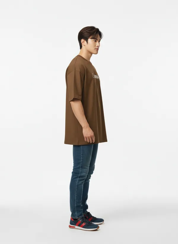 Brown_Premium_Pure_Cotton_&_Bio_Washed_T-Shirt_For_Men
