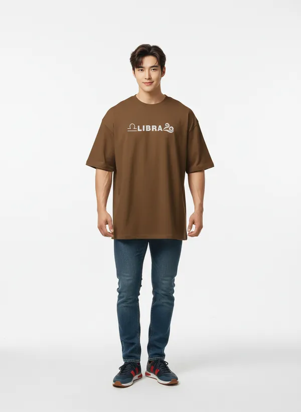 Brown_Premium_Pure_Cotton_&_Bio_Washed_T-Shirt_For_Men