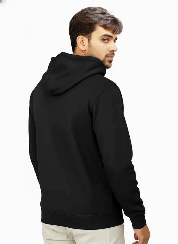 Zipped_Mens_Black_Cotton_Hoodie