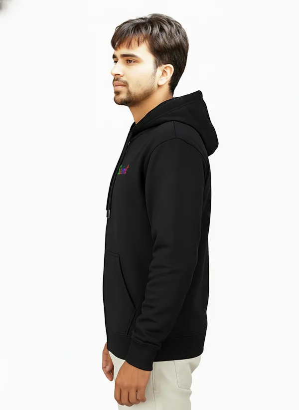 Zipped_Mens_Black_Cotton_Hoodie