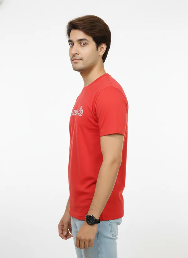 Red_Premium_Pure_Cotton_T-Shirt_For_Men