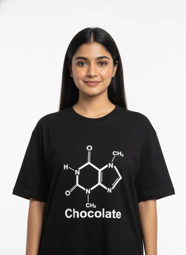 Black_Premium_Pure_Cotton_Bio_Washed_T-Shirt_For_Women
