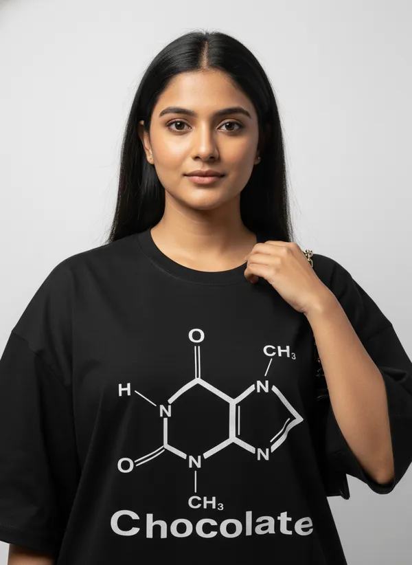 Black_Premium_Pure_Cotton_Bio_Washed_T-Shirt_For_Women