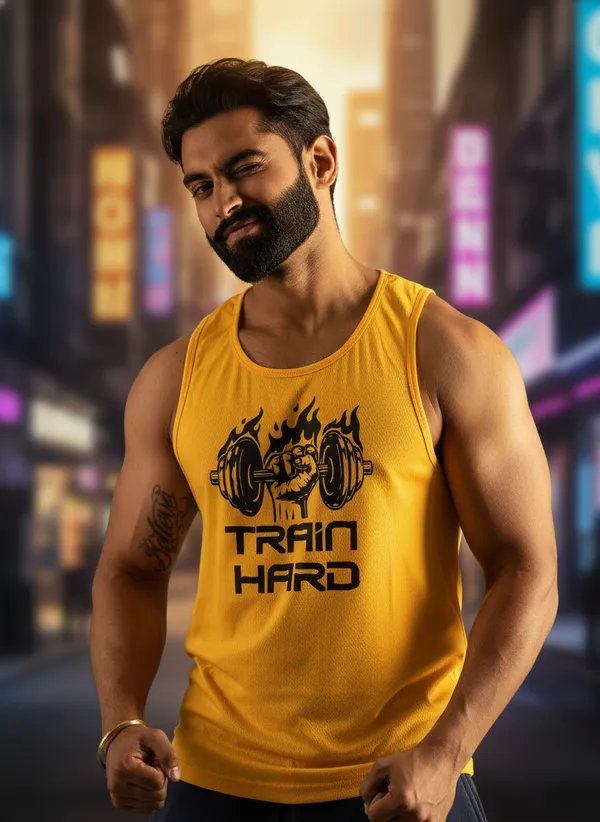Yellow_Premium_Dry_Fit_Fabric_Gym_Vest_For_Men