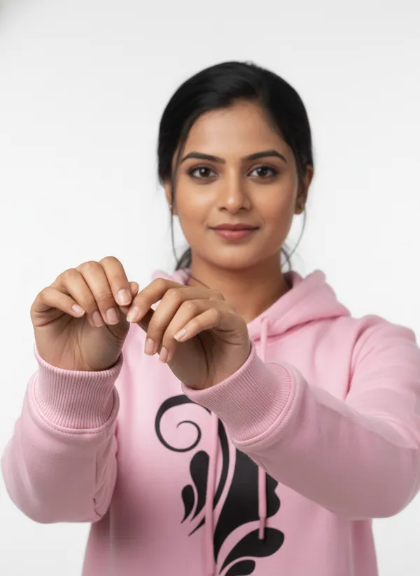 Pink_Premium_Cotton_Hoodie_For_Women