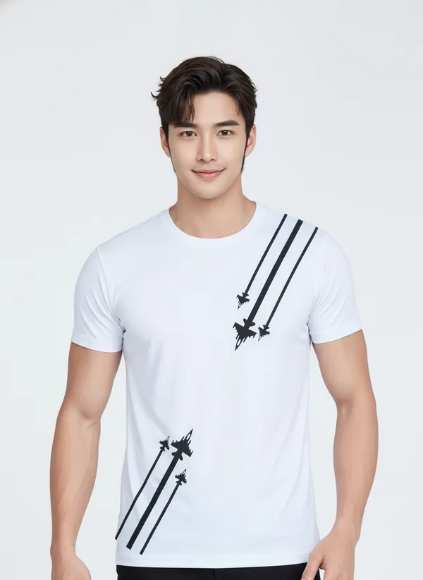 White_Premium_Polyester_T-Shirt_For_Men