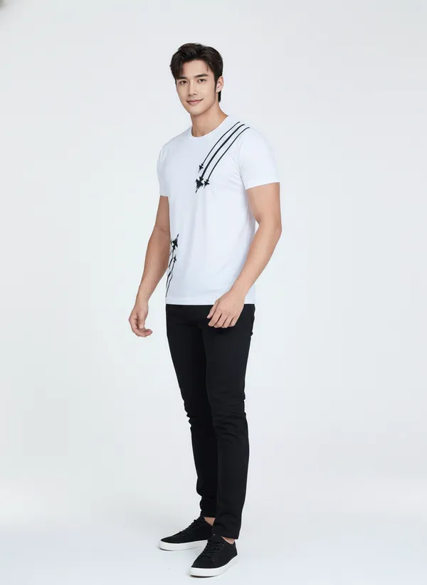 White_Premium_Polyester_T-Shirt_For_Men