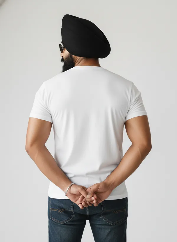 White_Premium_Polyester_T-Shirt_For_Men
