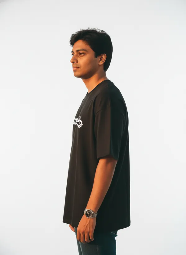 Black_Premium_Pure_Cotton_&_Bio_Washed_T-Shirt_For_Men