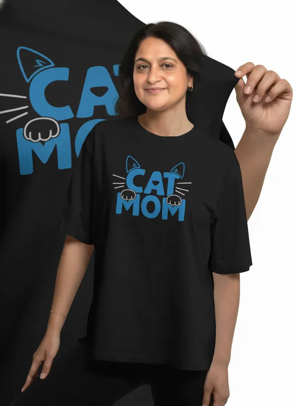 Black_Premium_Pure_Cotton_Bio_Washed_T-Shirt_For_Women