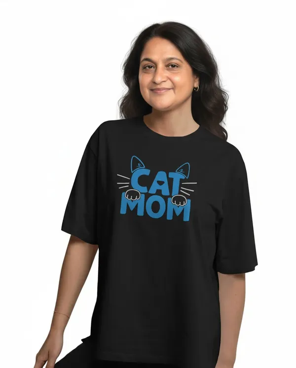 Black_Premium_Pure_Cotton_Bio_Washed_T-Shirt_For_Women