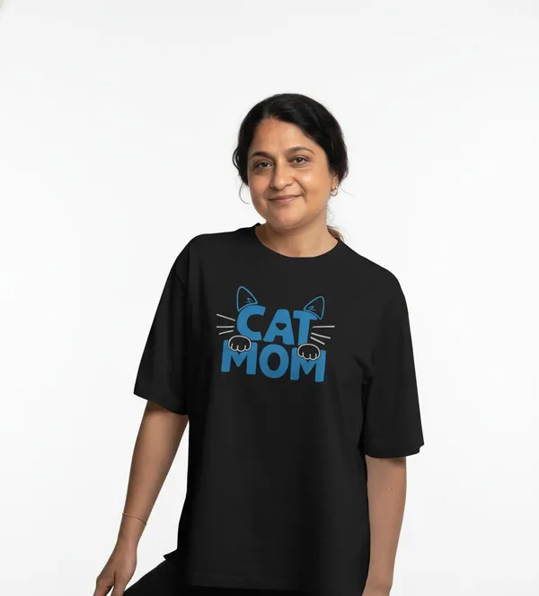 Black_Premium_Pure_Cotton_Bio_Washed_T-Shirt_For_Women