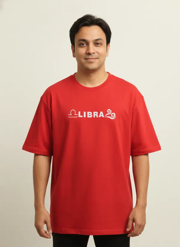 Red_Premium_Pure_Cotton_&_Bio_Washed_T-Shirt_For_Men