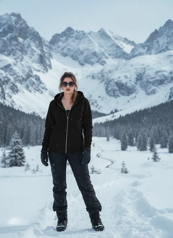Zipped_Black_Cotton_Hoodie_For_Women