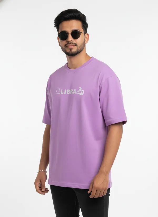 Lavender_Premium_Pure_Cotton_&_Bio_Washed_T-Shirt_For_Men