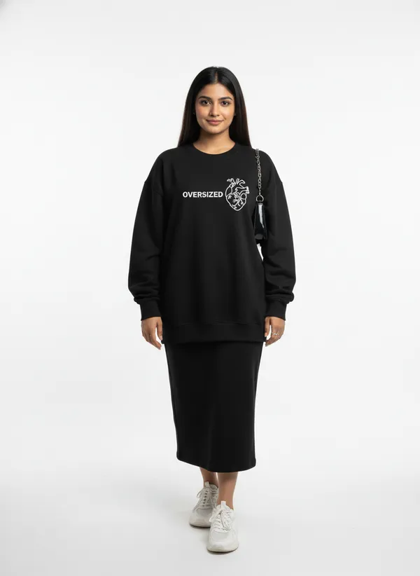 Black_Premium_Cotton_Sweatshirt_For_Women