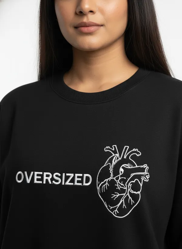 Black_Premium_Cotton_Sweatshirt_For_Women
