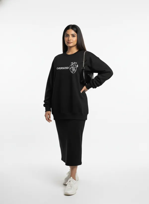 Black_Premium_Cotton_Sweatshirt_For_Women