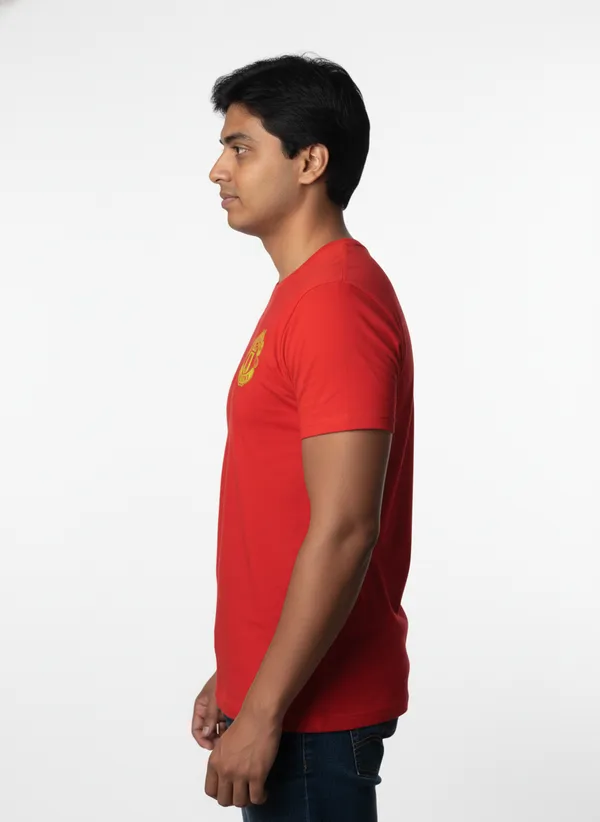 Red_Premium_Pure_Cotton_T-Shirt_For_Men