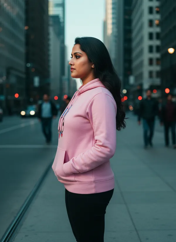 Pink_Premium_Cotton_Hoodie_For_Women