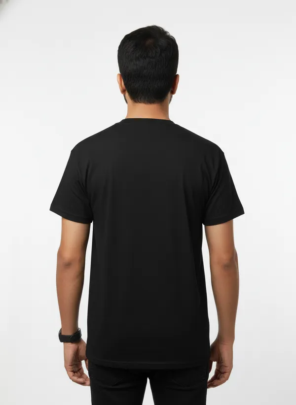 Black_&_Brown_Premium_Pure_Cotton_Bio_Washed_T-Shirt_For_Men