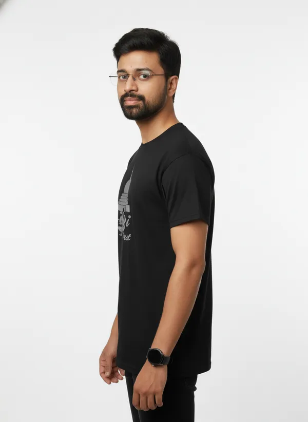 Black_&_Brown_Premium_Pure_Cotton_Bio_Washed_T-Shirt_For_Men