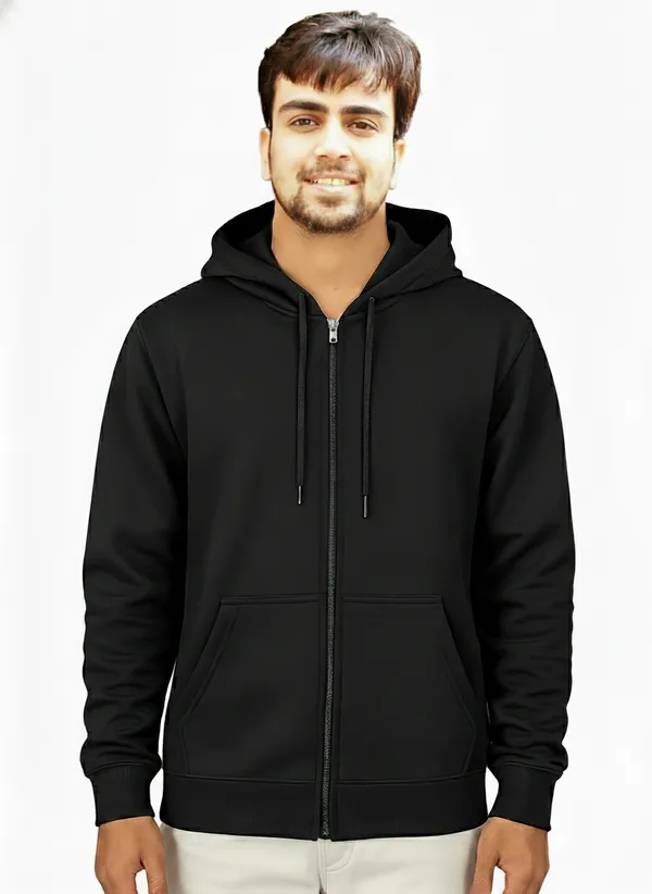 Black_Premium_Cotton_Zip_Hoodie_For_Men