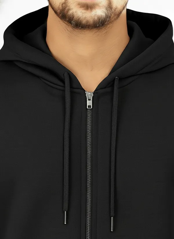 Black_Premium_Cotton_Zip_Hoodie_For_Men