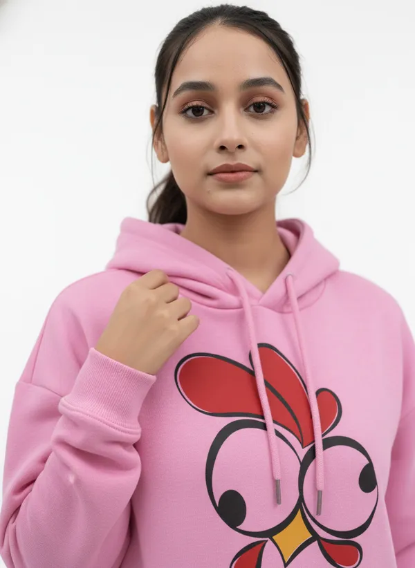 Pink_Premium_Cotton_Hoodie_For_Women