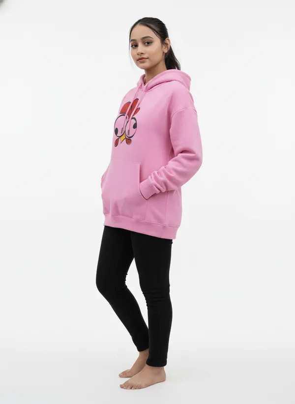 Pink_Premium_Cotton_Hoodie_For_Women