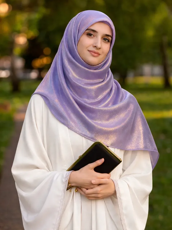 Lavender_Gold_Hijab_—_Shimmer_Luster_Collection