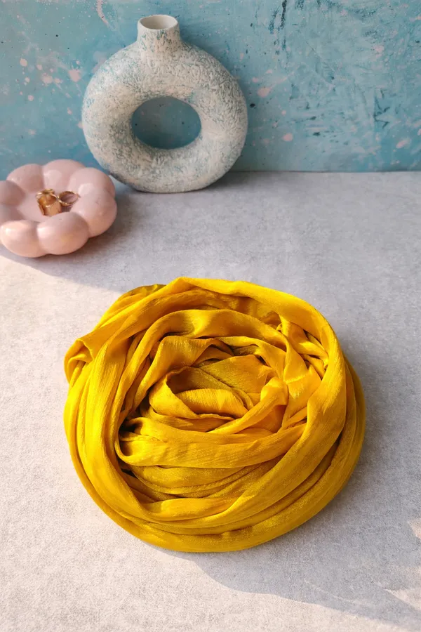 Gold_Yellow_Bamboo_Satin_Hijab