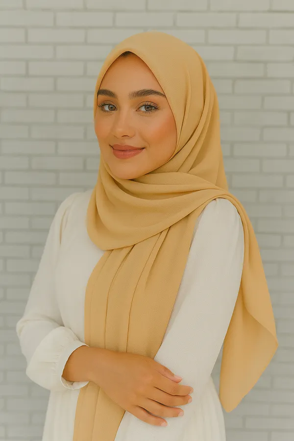 Warm_Yellow_Premium_Chiffon_Hijab_For_Women_(180_Cm_X_70_Cm)