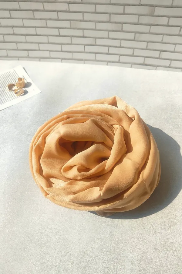 Apricot_&_Peach_Premium_Velvet_Satin_Hijab_For_Women_(180_Cm_X_70_Cm)