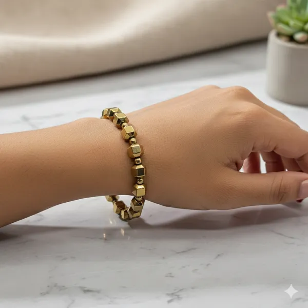 Golden_Premium_Hematite_Bracelet