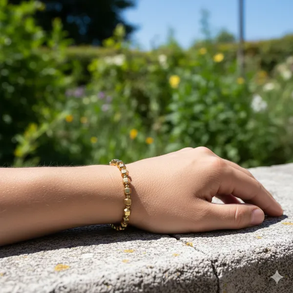 Golden_Premium_Hematite_Bracelet