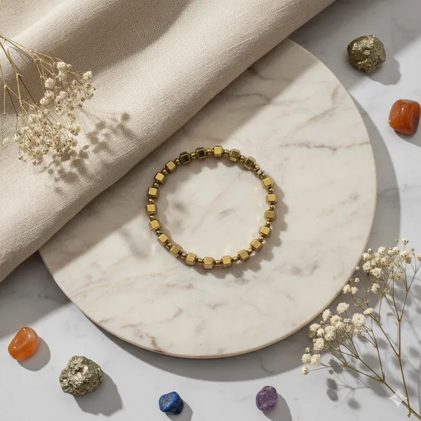 Golden_Premium_Hematite_Bracelet