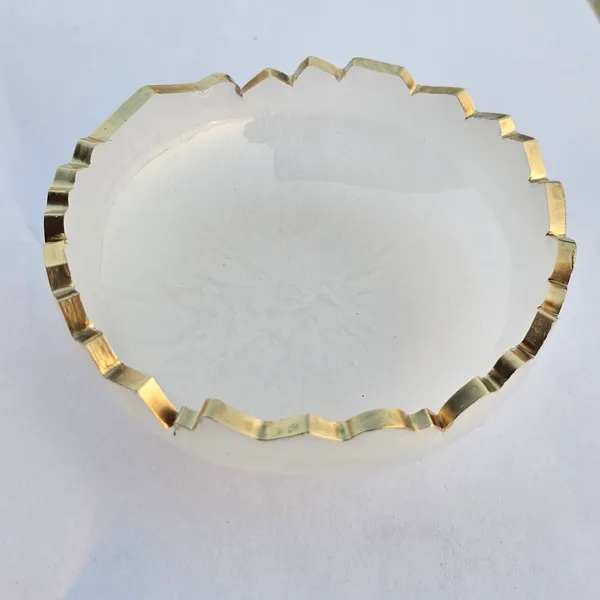 White_Premium_Selenite_Resin_Money_Bowl