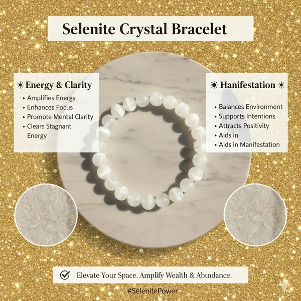 White_Premium_Selenite_Bracelet