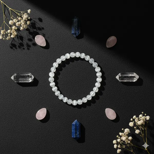 White_Premium_Selenite_Bracelet