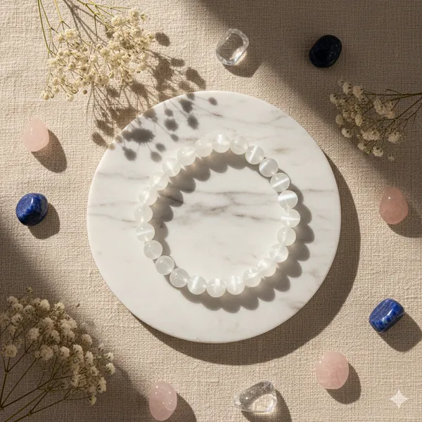 White_Premium_Selenite_Bracelet