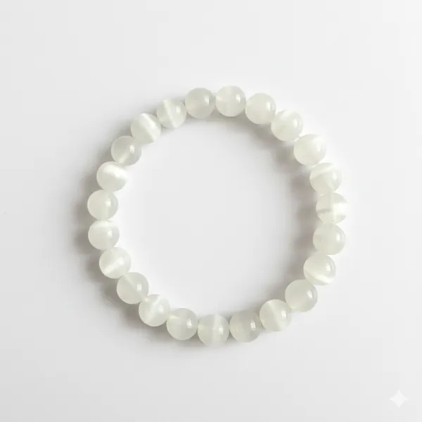 White_Premium_Selenite_Bracelet