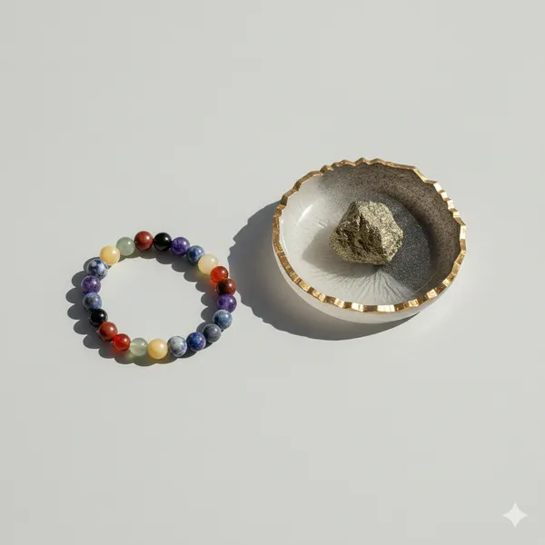 Multicolor_Premium_Combo_Of_Selenite_&_Pyrite_Resin_Money_Bowl_Money_Bowl_With_Bracelet_(Combo)