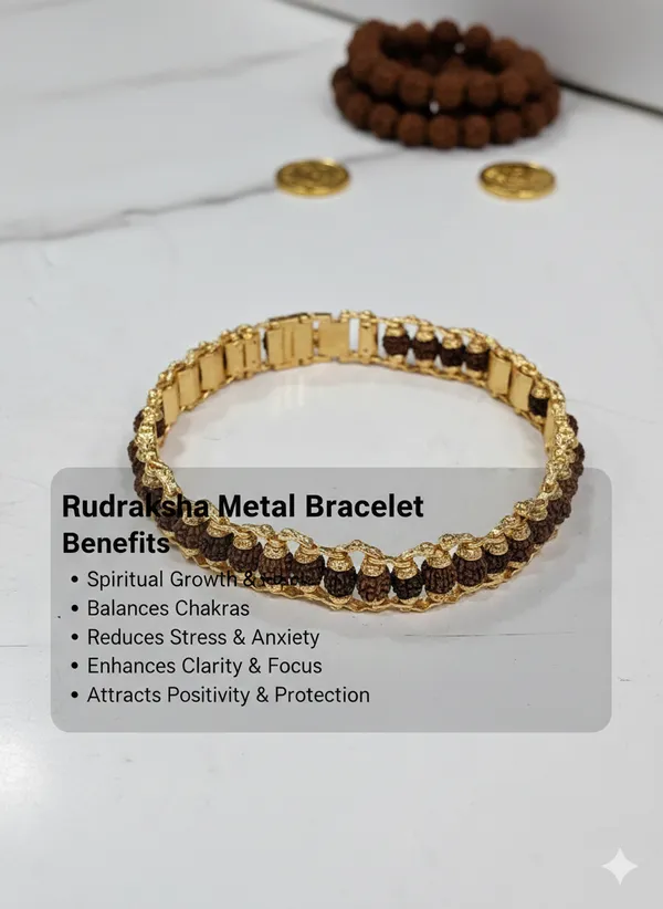 Golden_Premium_Rudraksha_Bracelet