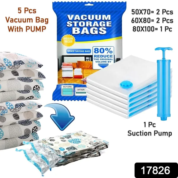 Vaccum_Storage_Bags__5_pc_set_with_Pump