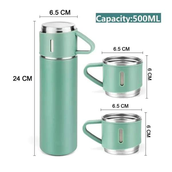 Green_Stainless_Steel_Vacuum_Flask_Set_Of_3