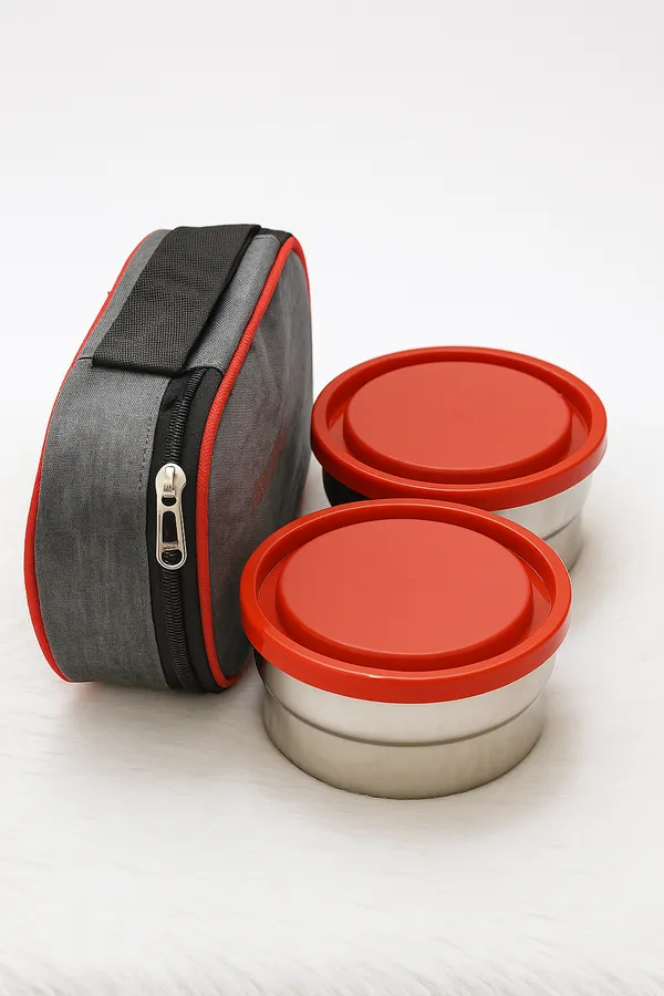 Black_Lunch_Box_Stainless_Steel_2_Containers