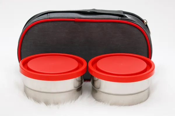 Black_Lunch_Box_Stainless_Steel_2_Containers
